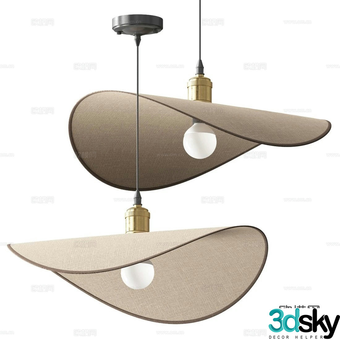 Chandelier Restaurant Chandelier 3d Model