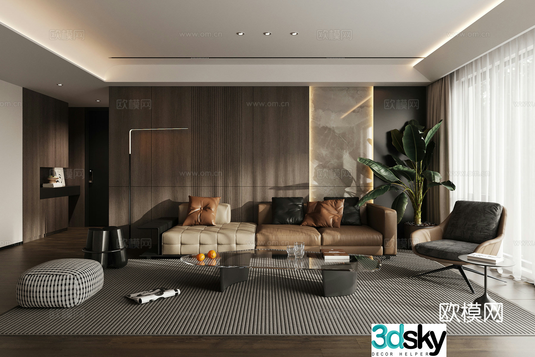 Living room 3d model