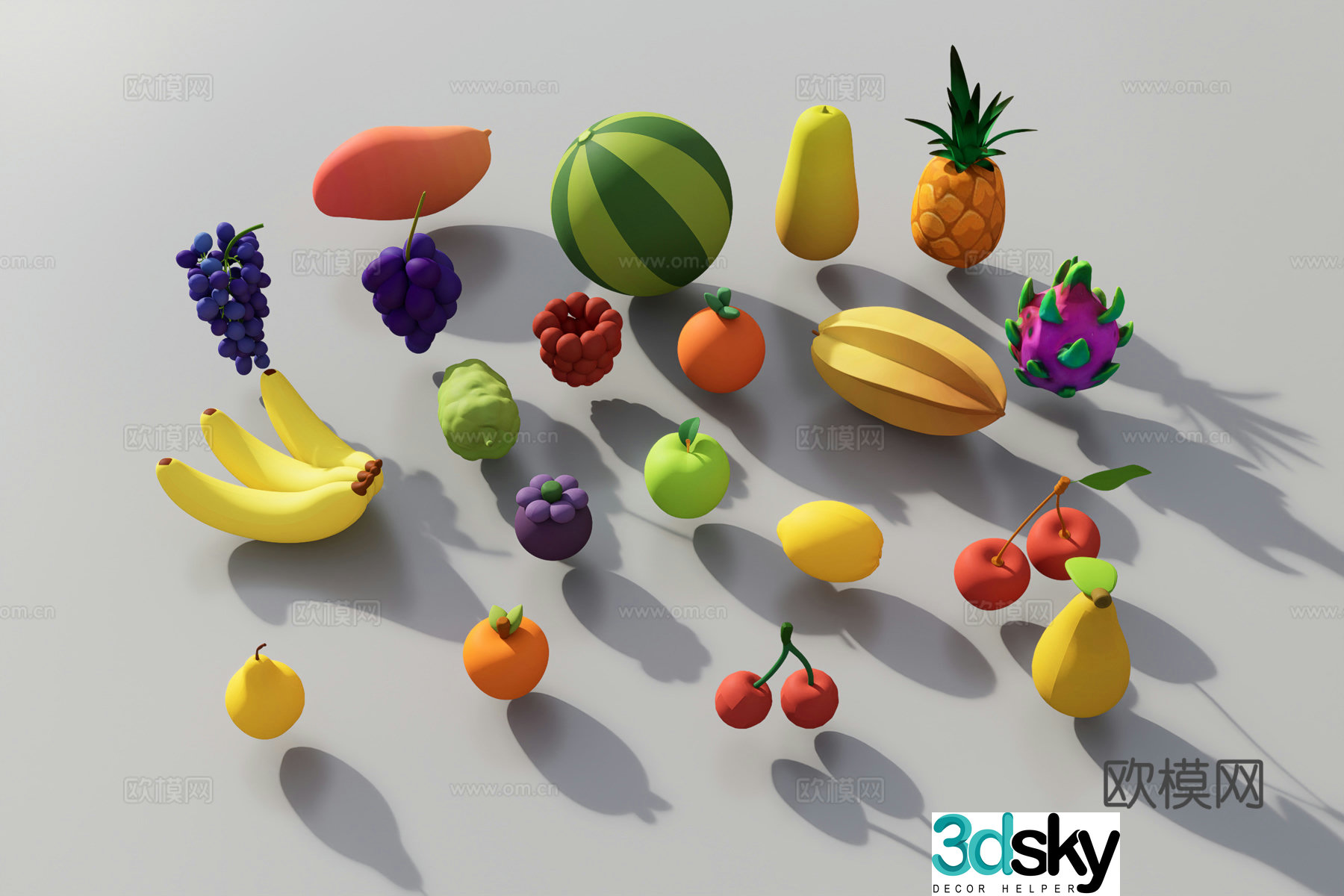 Fruit bag 3D model
