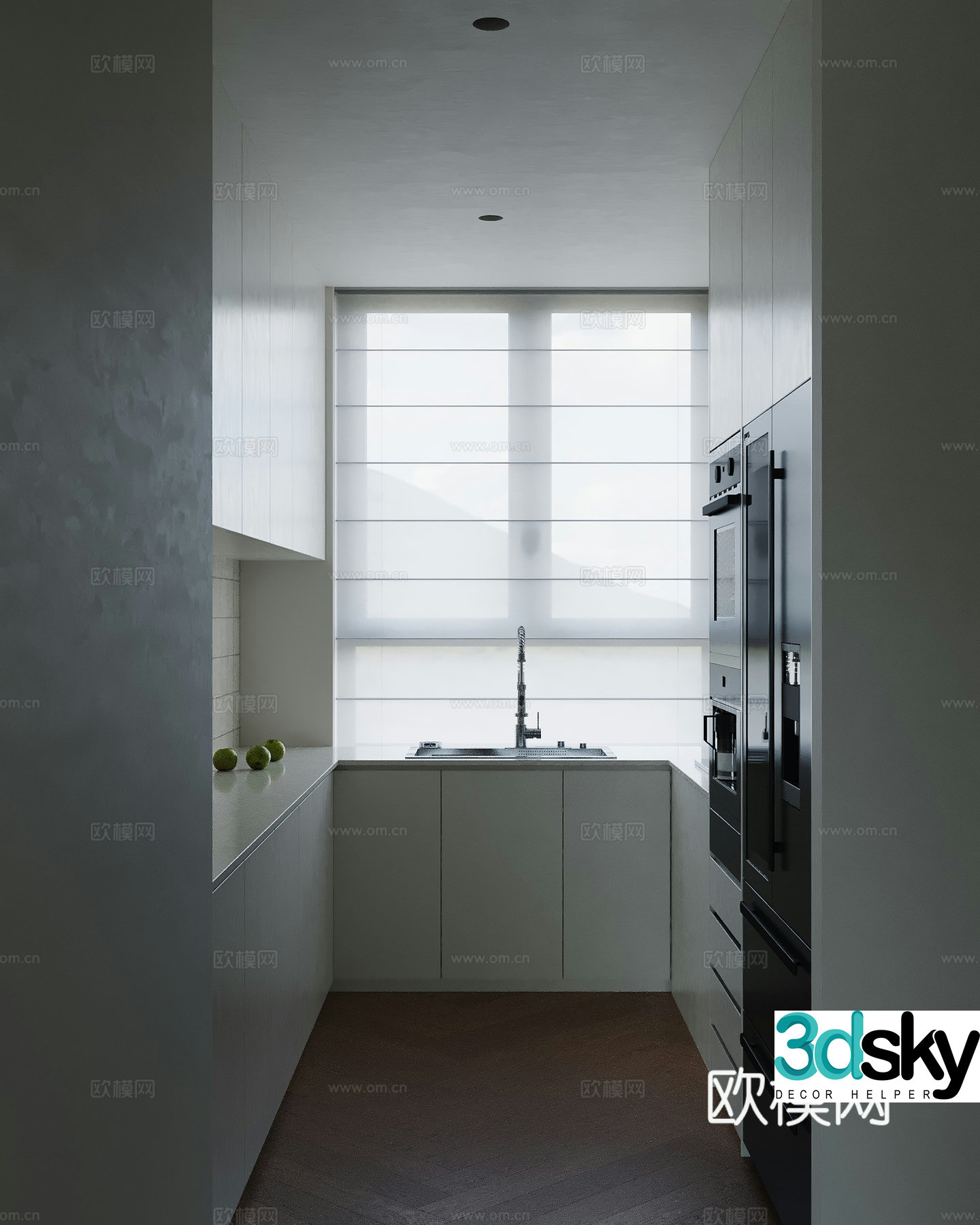 Modern kitchen 3d model