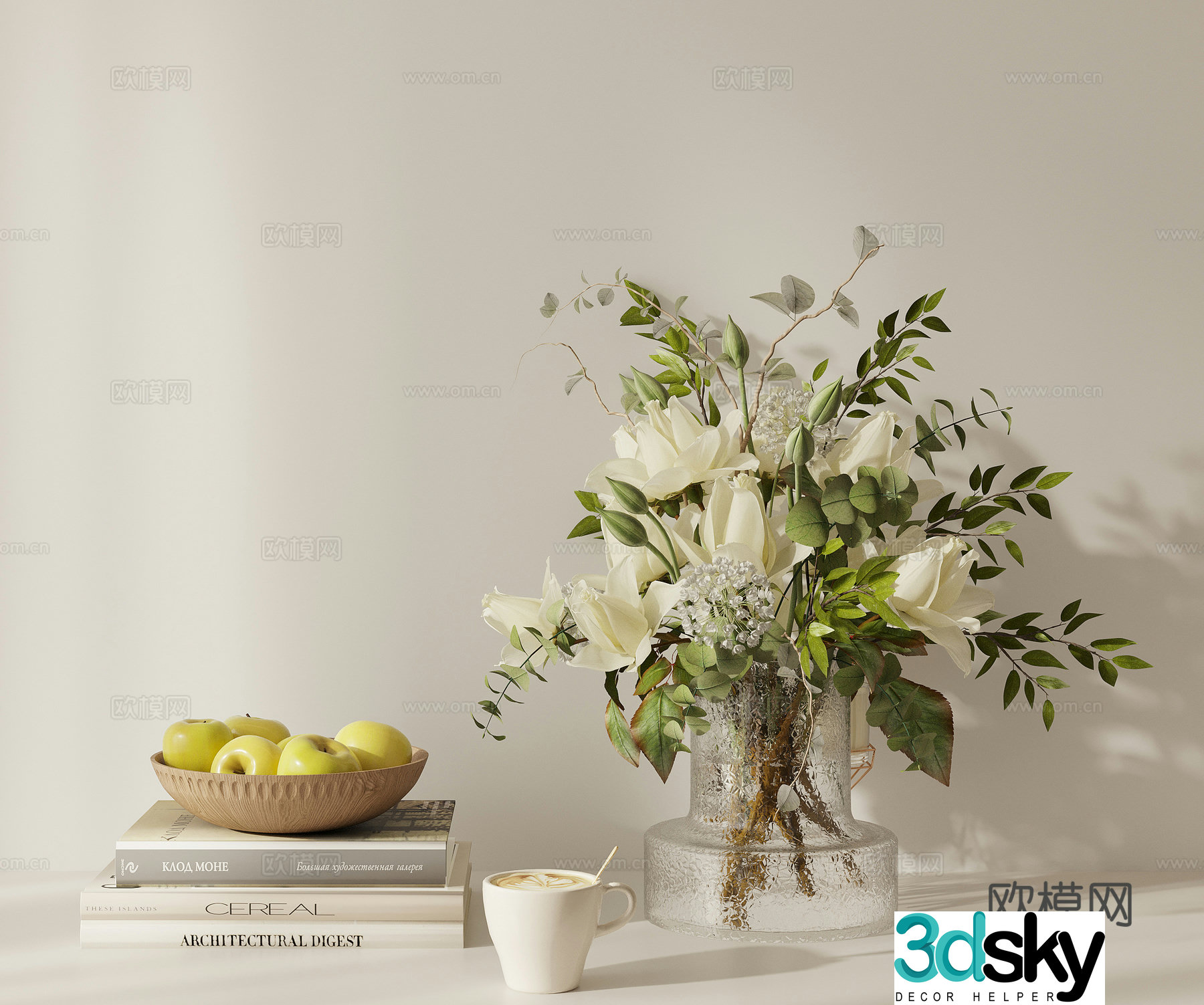Combination hanging painting 3D model