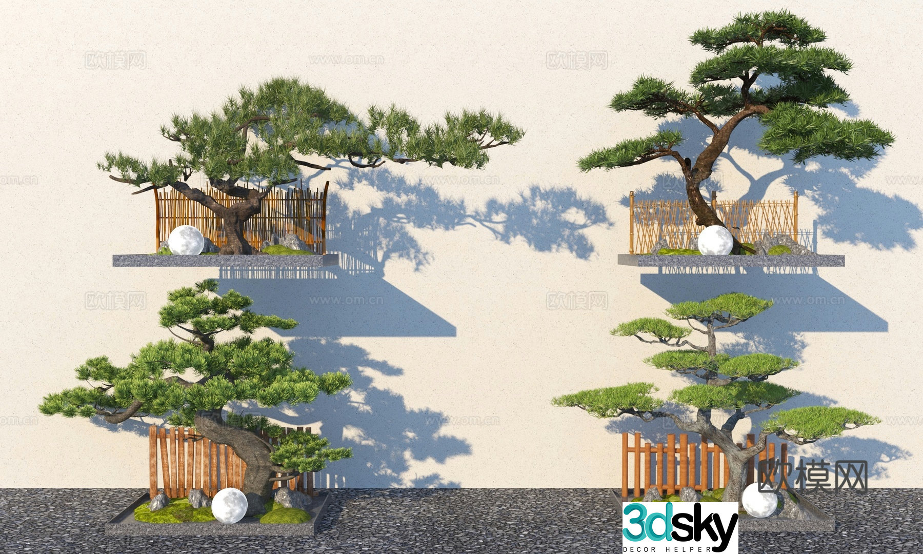 New Chinese Polygonum 3D model