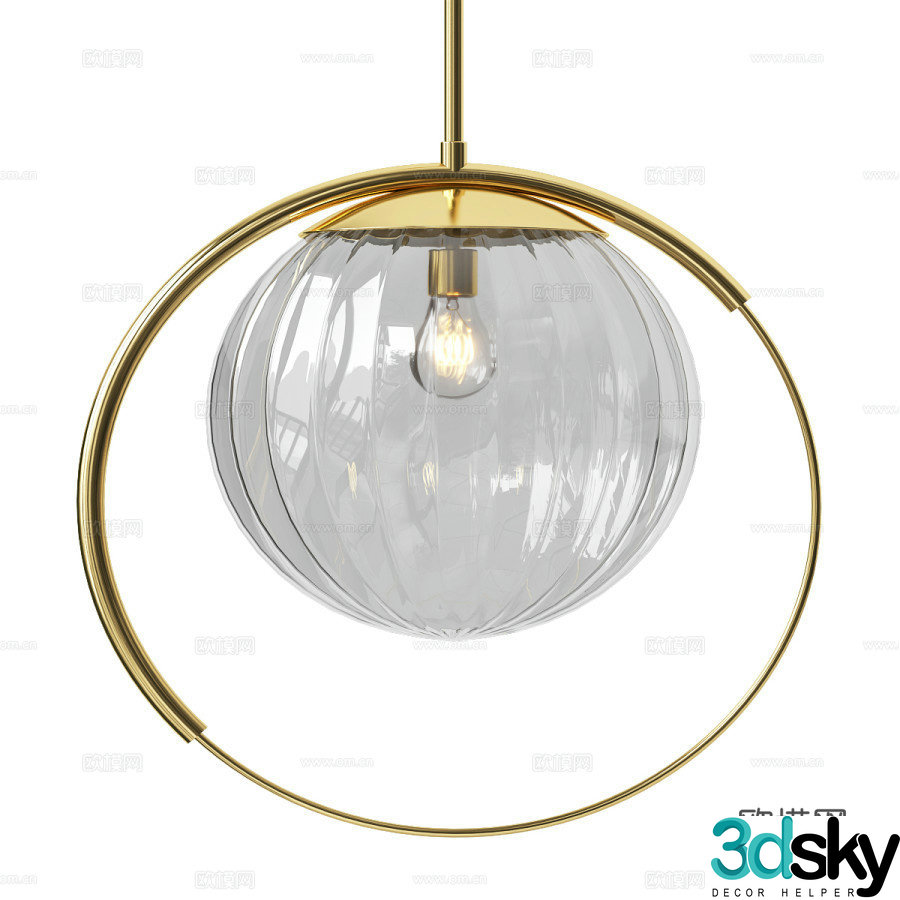 Chandelier Restaurant Chandelier 3d Model