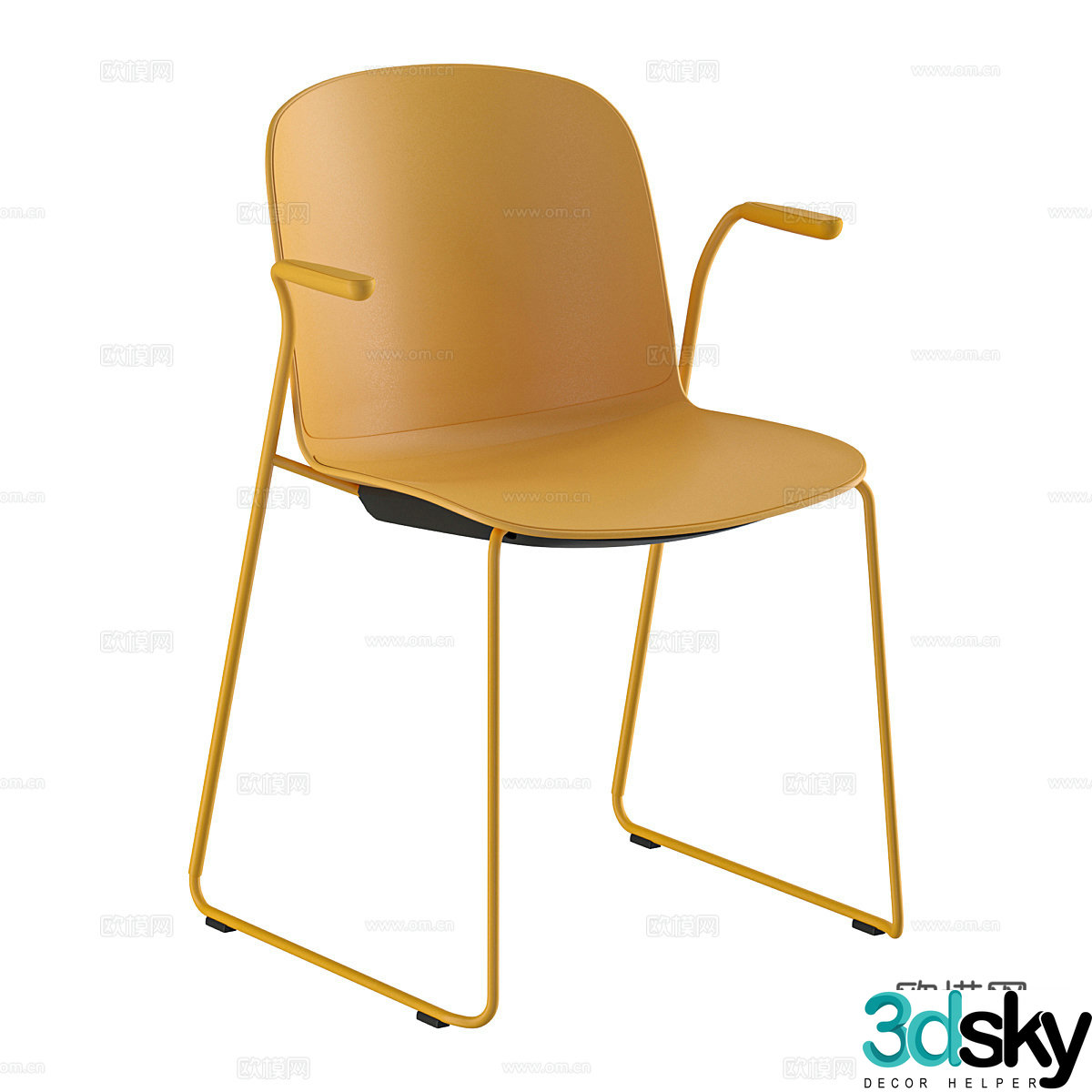 Modern leisure chair 3d model
