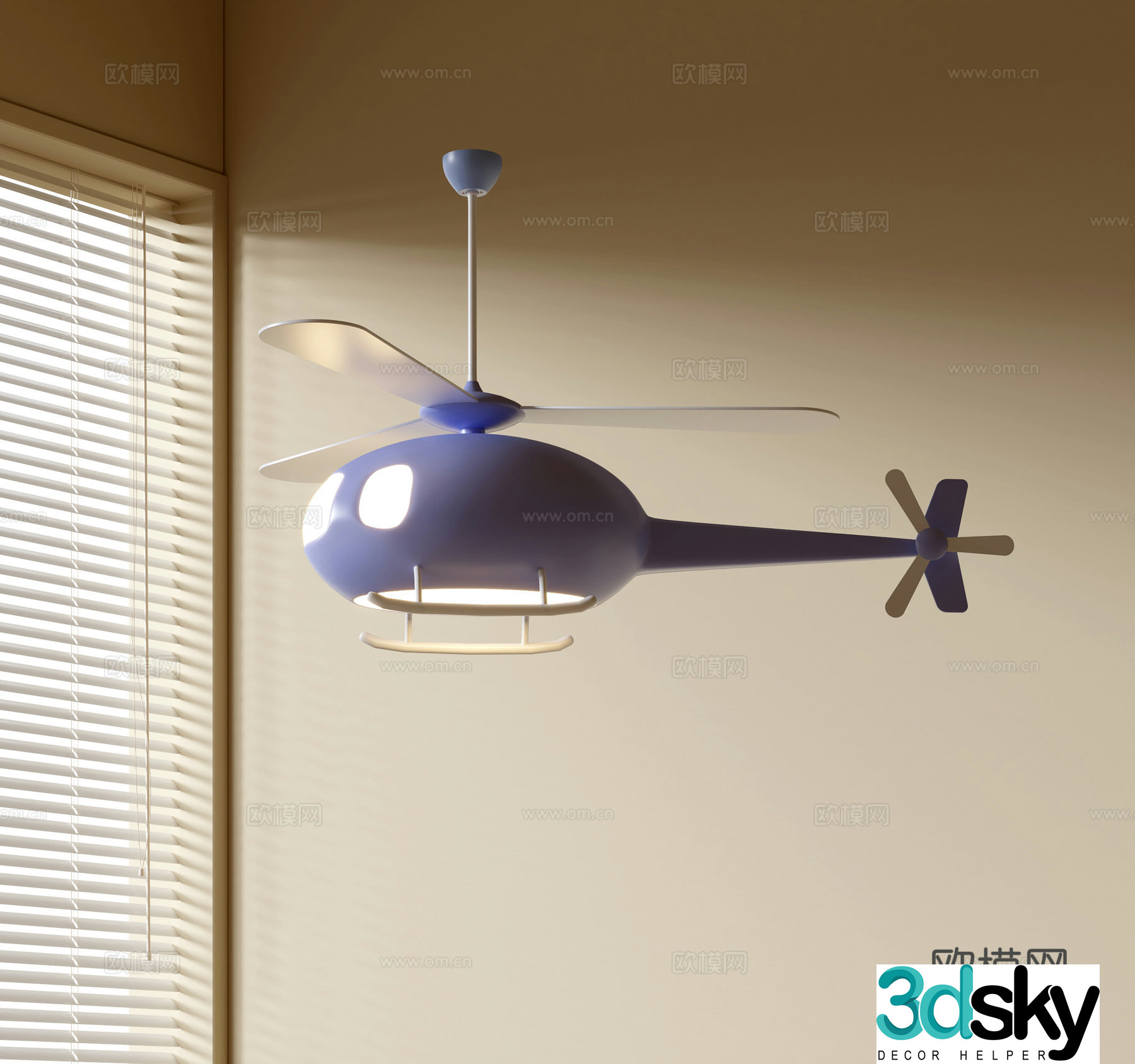 Modern children’s chandeliers airplane chandeliers simple chandeliers special chandeliers children’s room chandeliers 3D model
