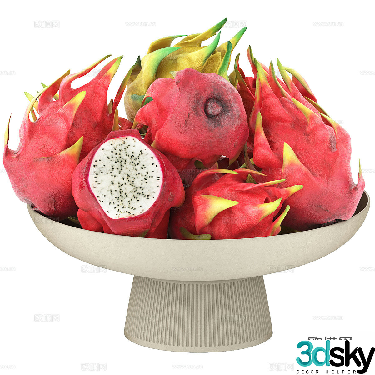Fruit fruit plate 3D model