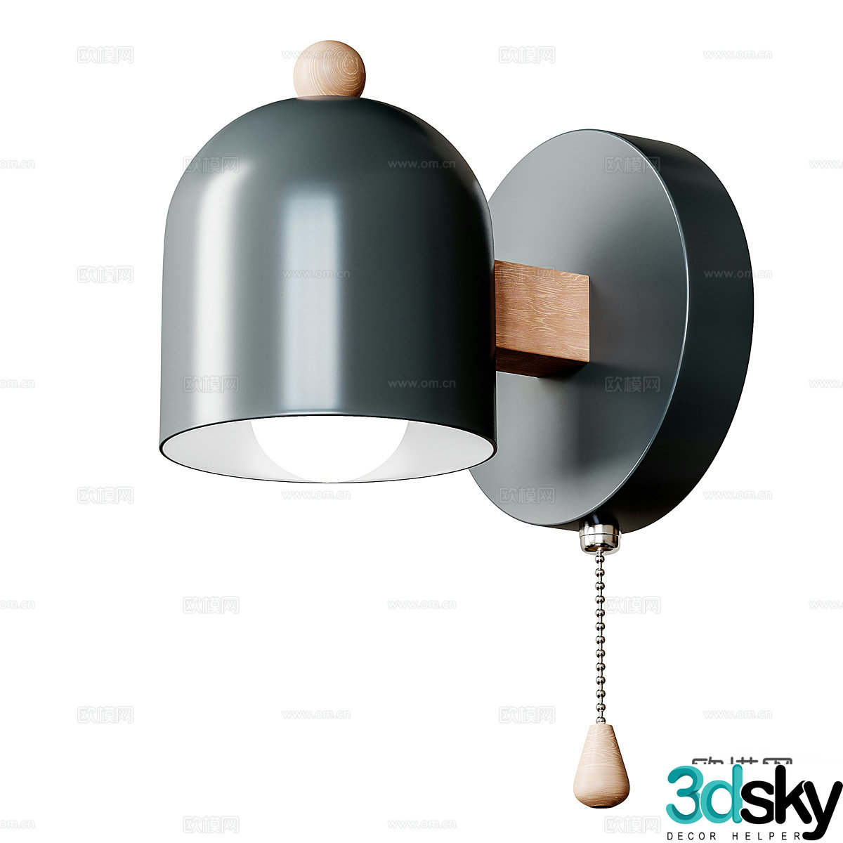Modern children’s room wall light 3d model