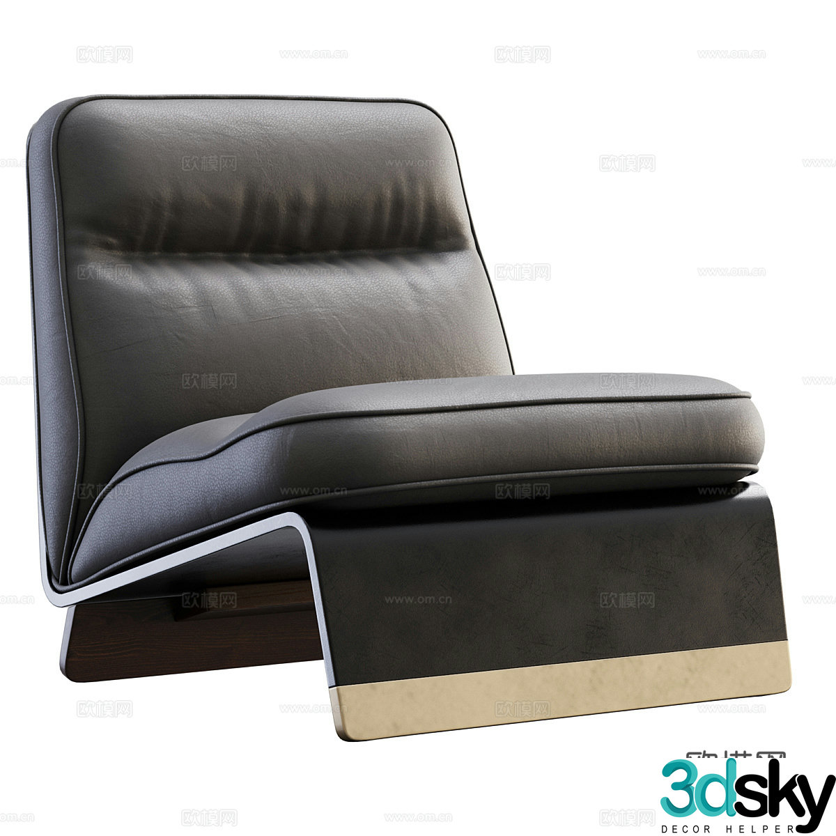 Sofa coffee table combination 3D model