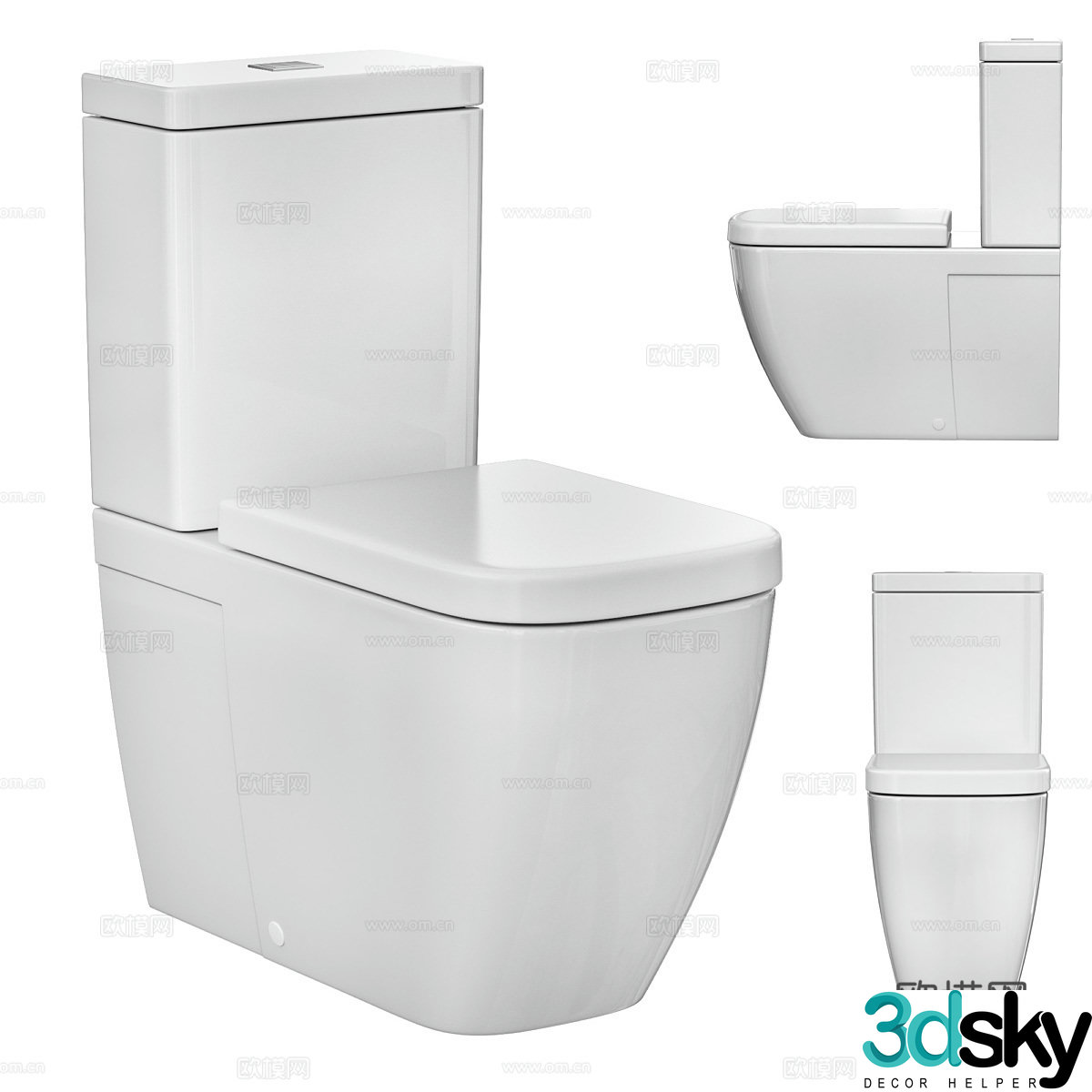 toilet 3d model