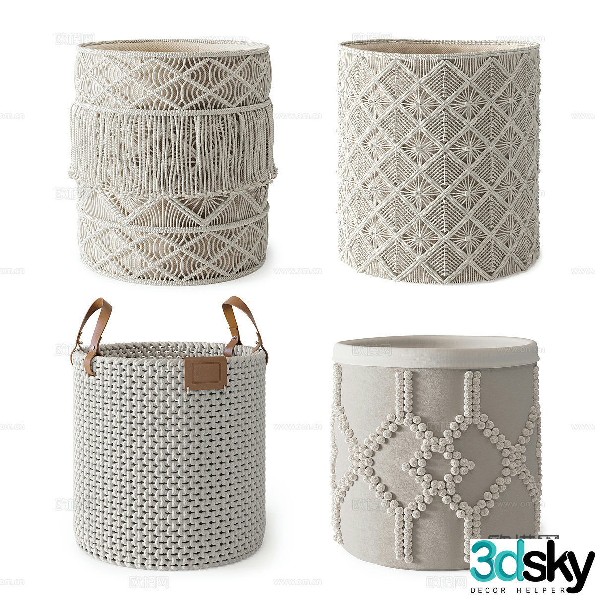 Washing basket 3D model