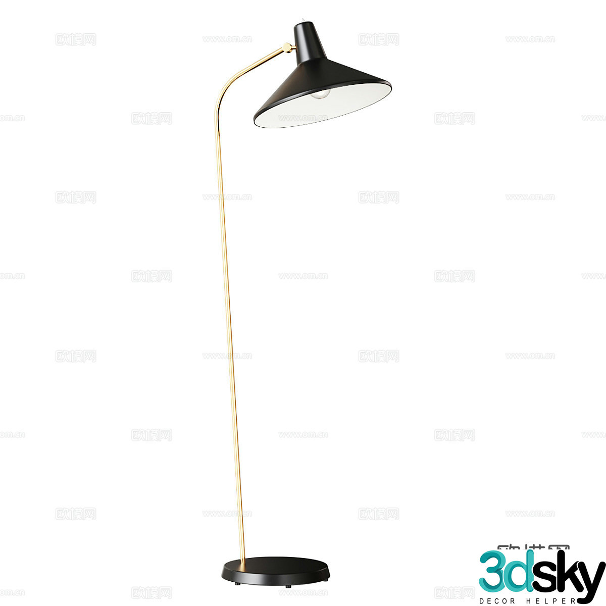 Floor lamp 3d model