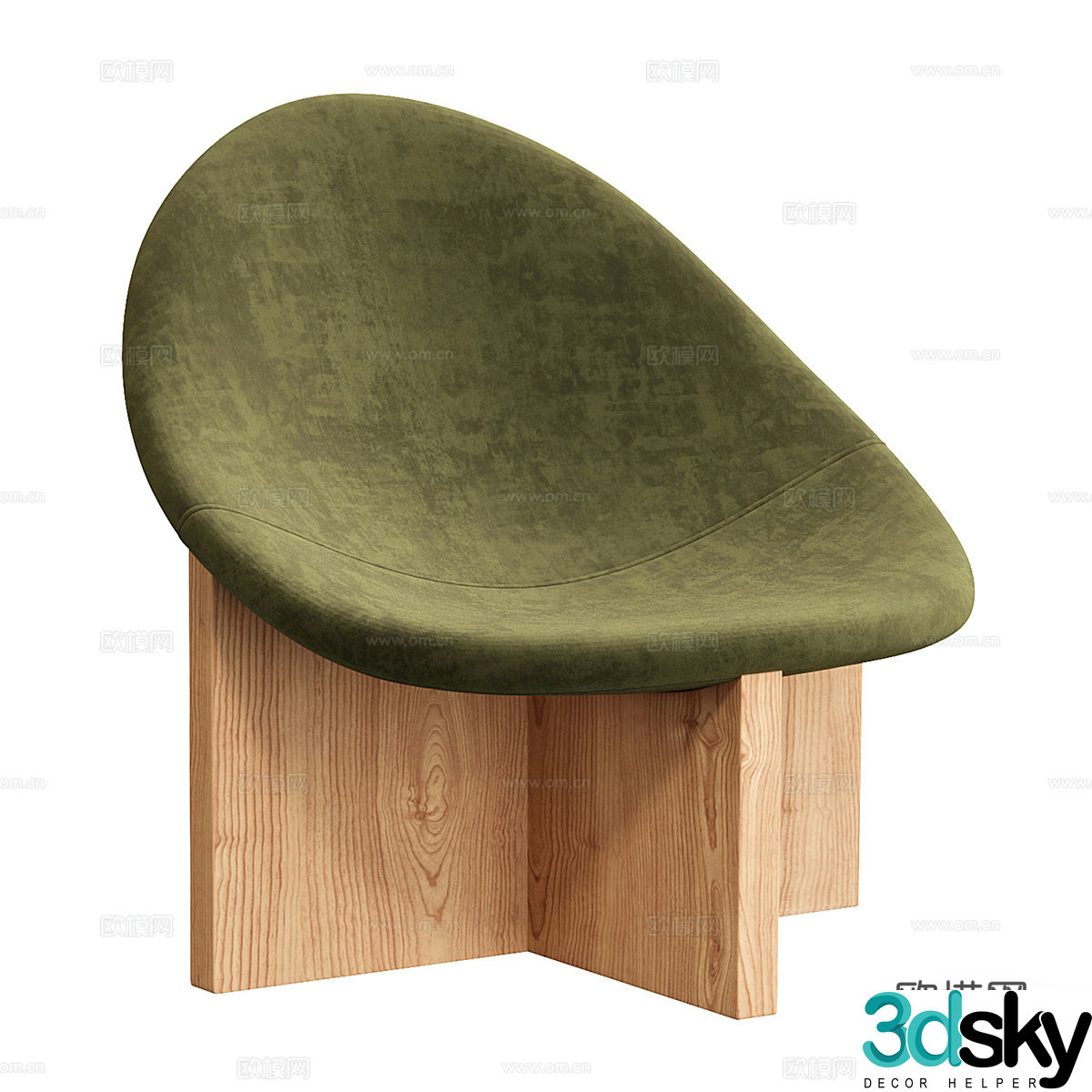 New Chinese Stool 3D Model