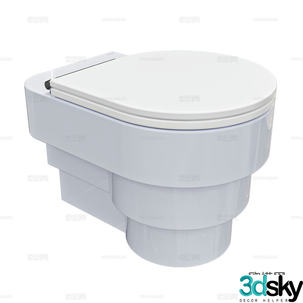 toilet 3d model