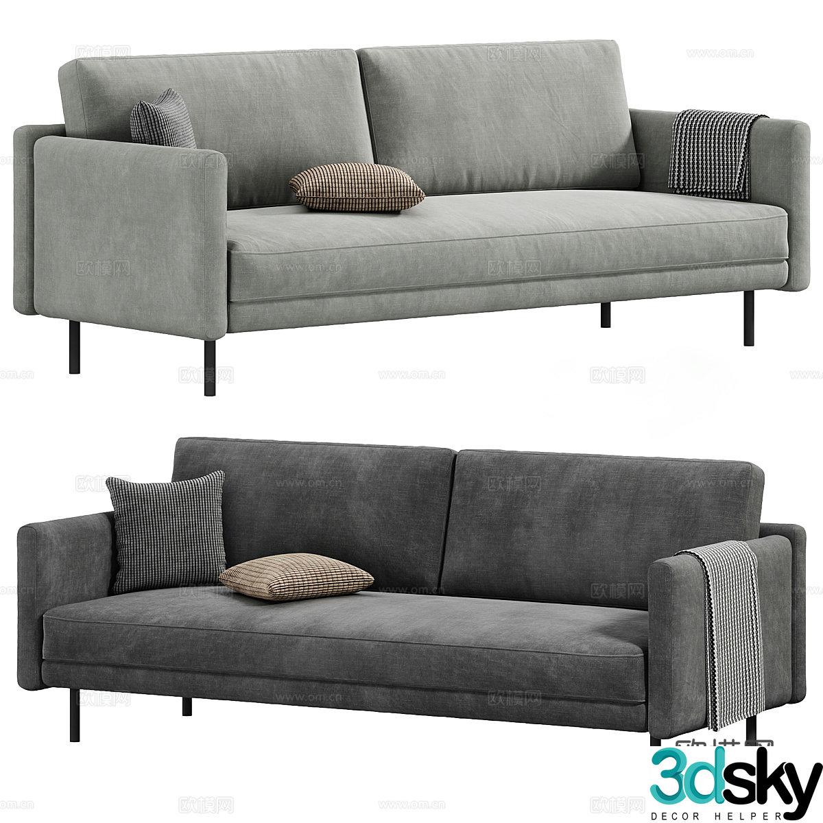 Multiplayer sofa 3d model
