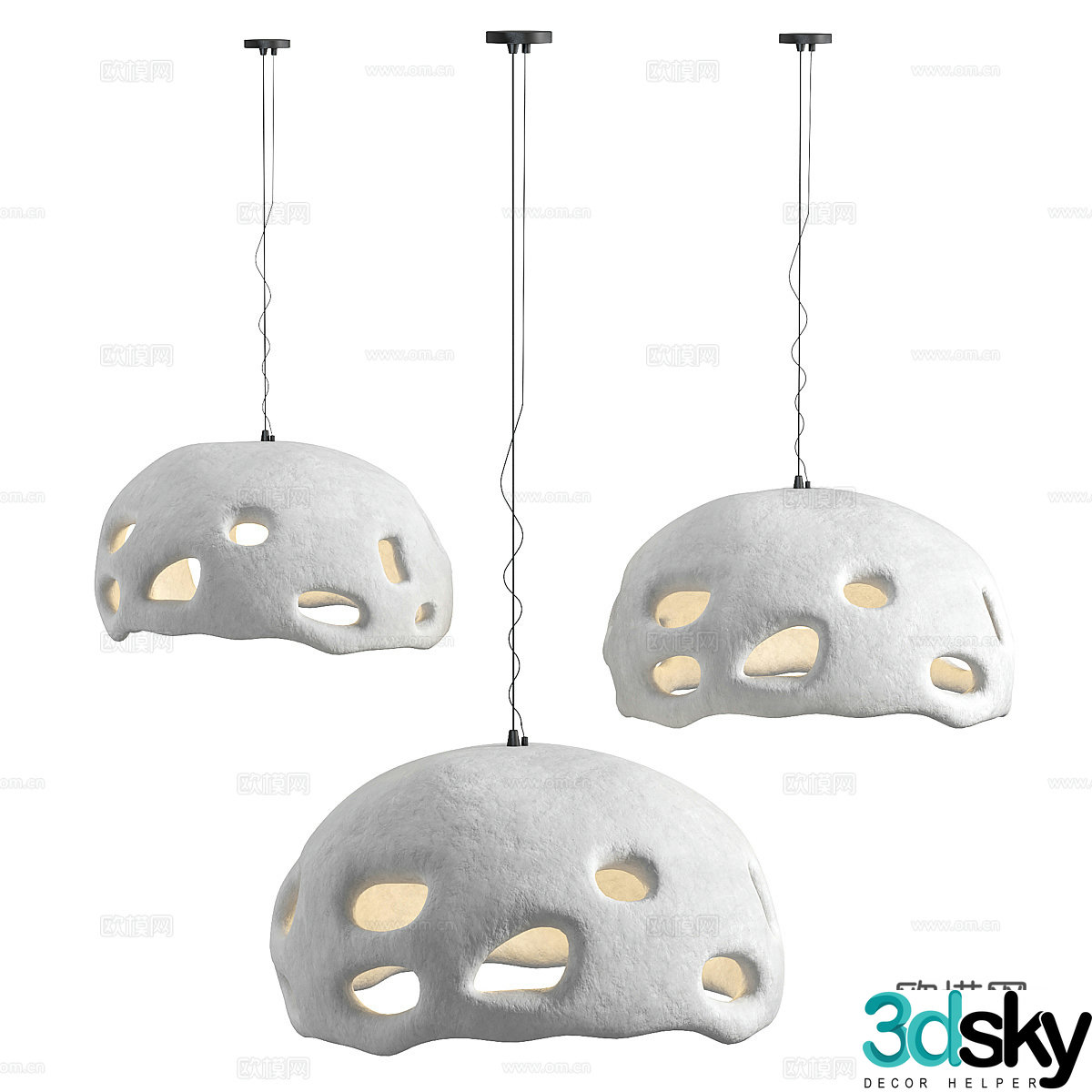 Wasabi Decorative Chandelier 3D Model