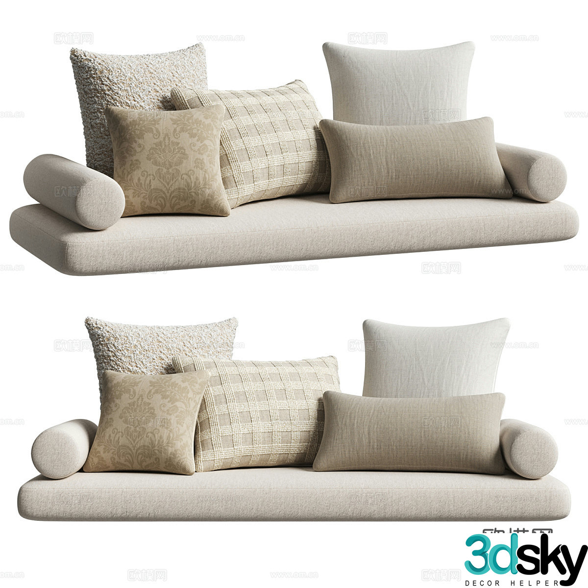 Multiplayer sofa 3d model