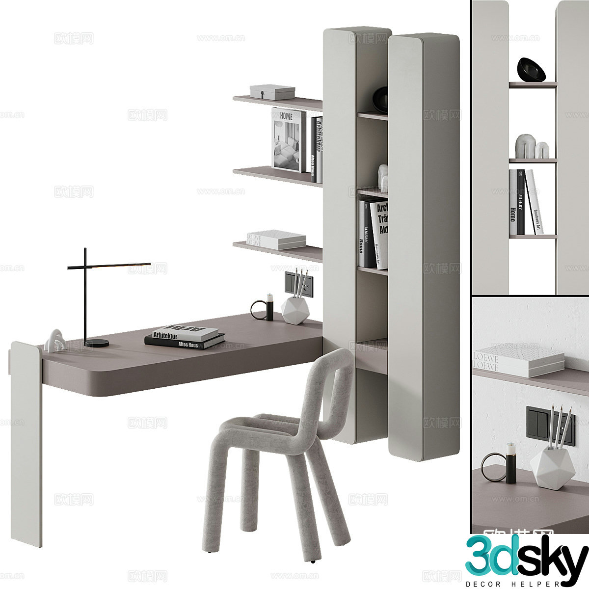 Desk 3d model