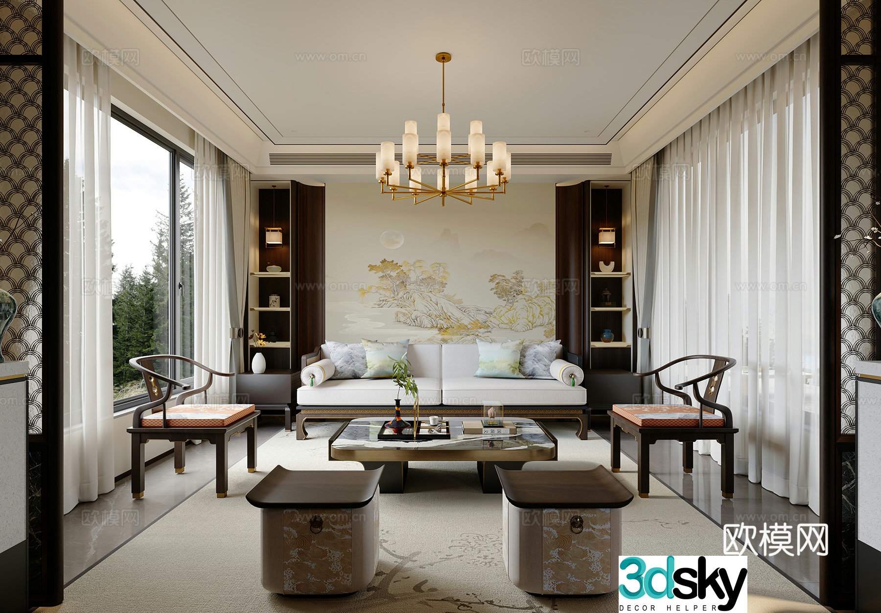 Living room 3d model