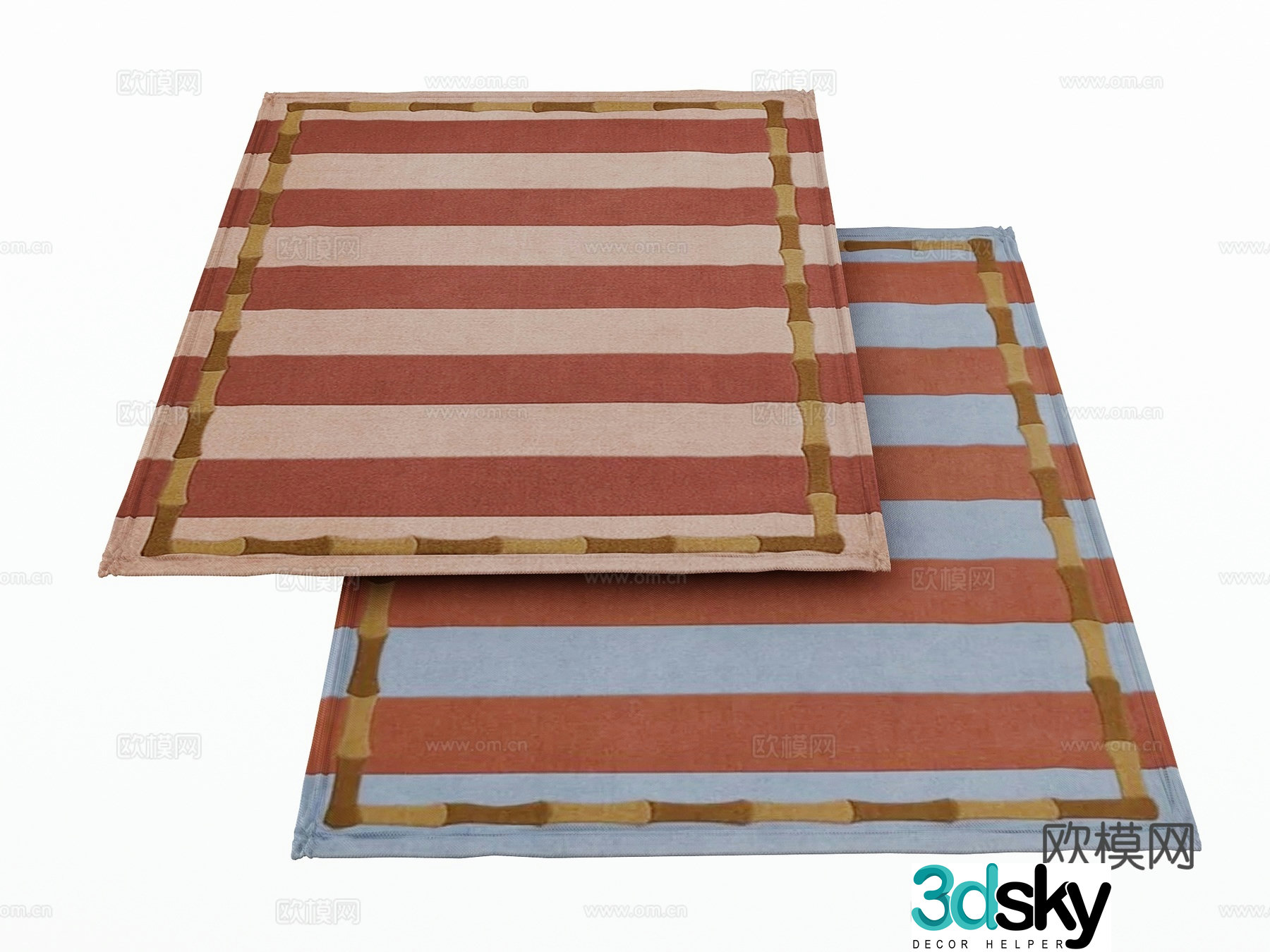 Modern carpet 3d model