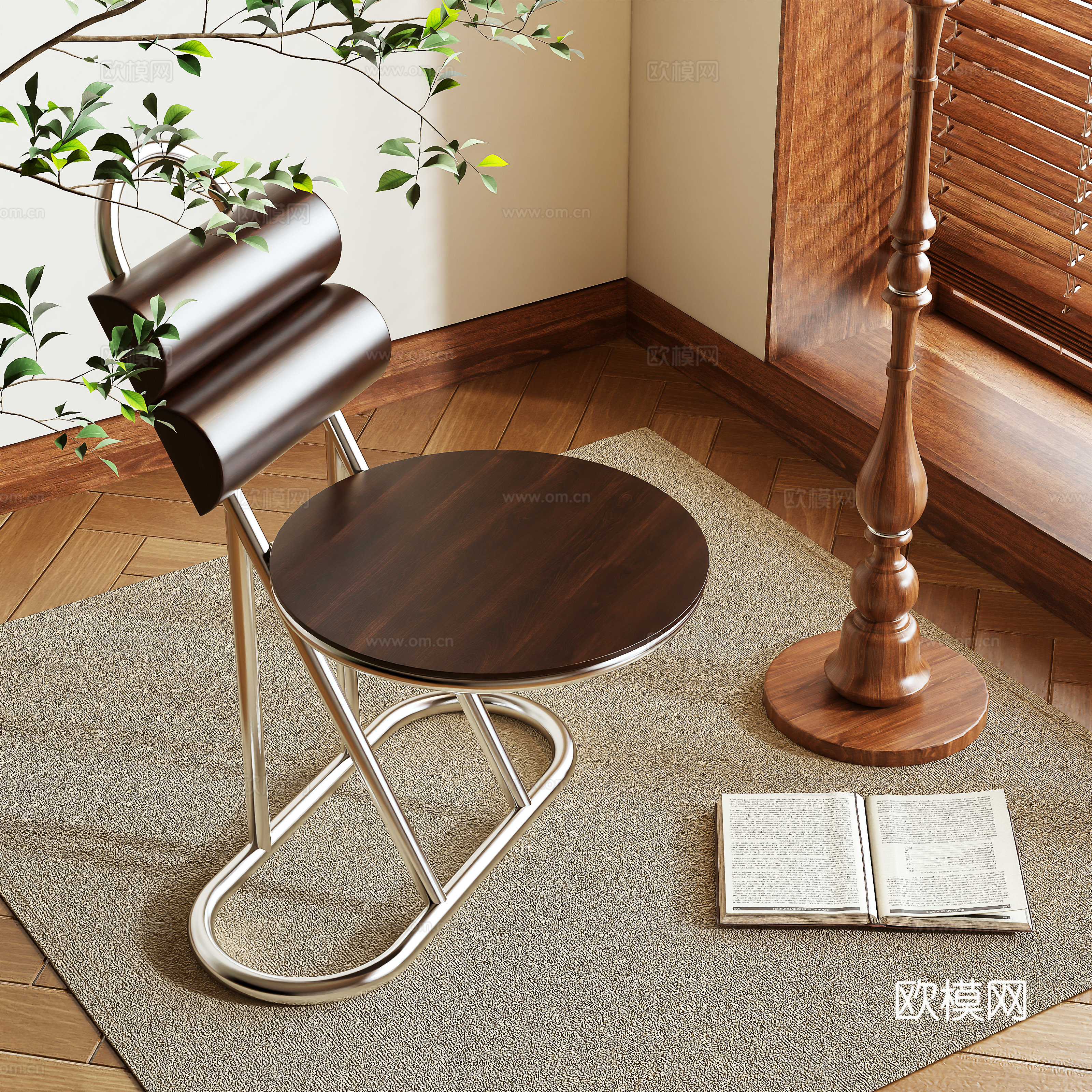 Single chair 3d model