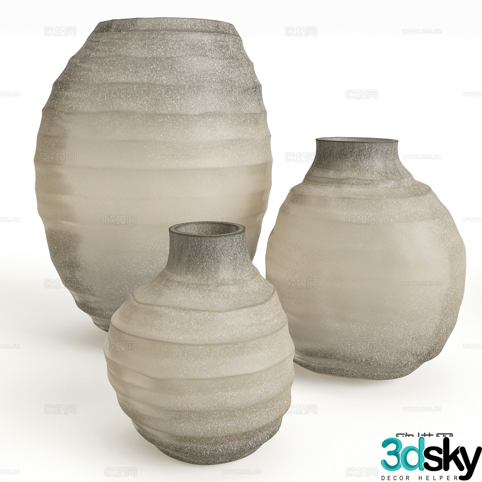 New Chinese clay pot 3D model