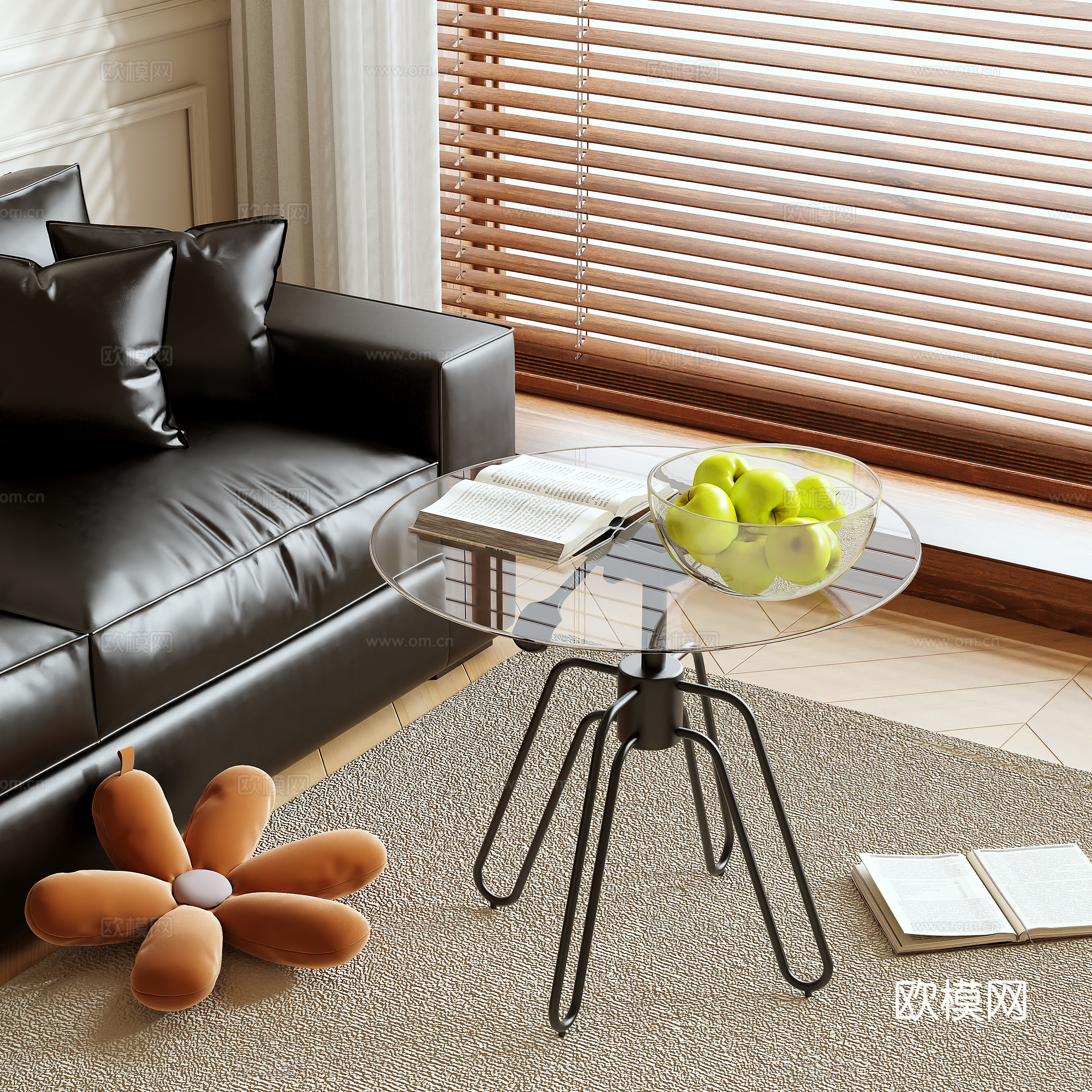 3D model of side table