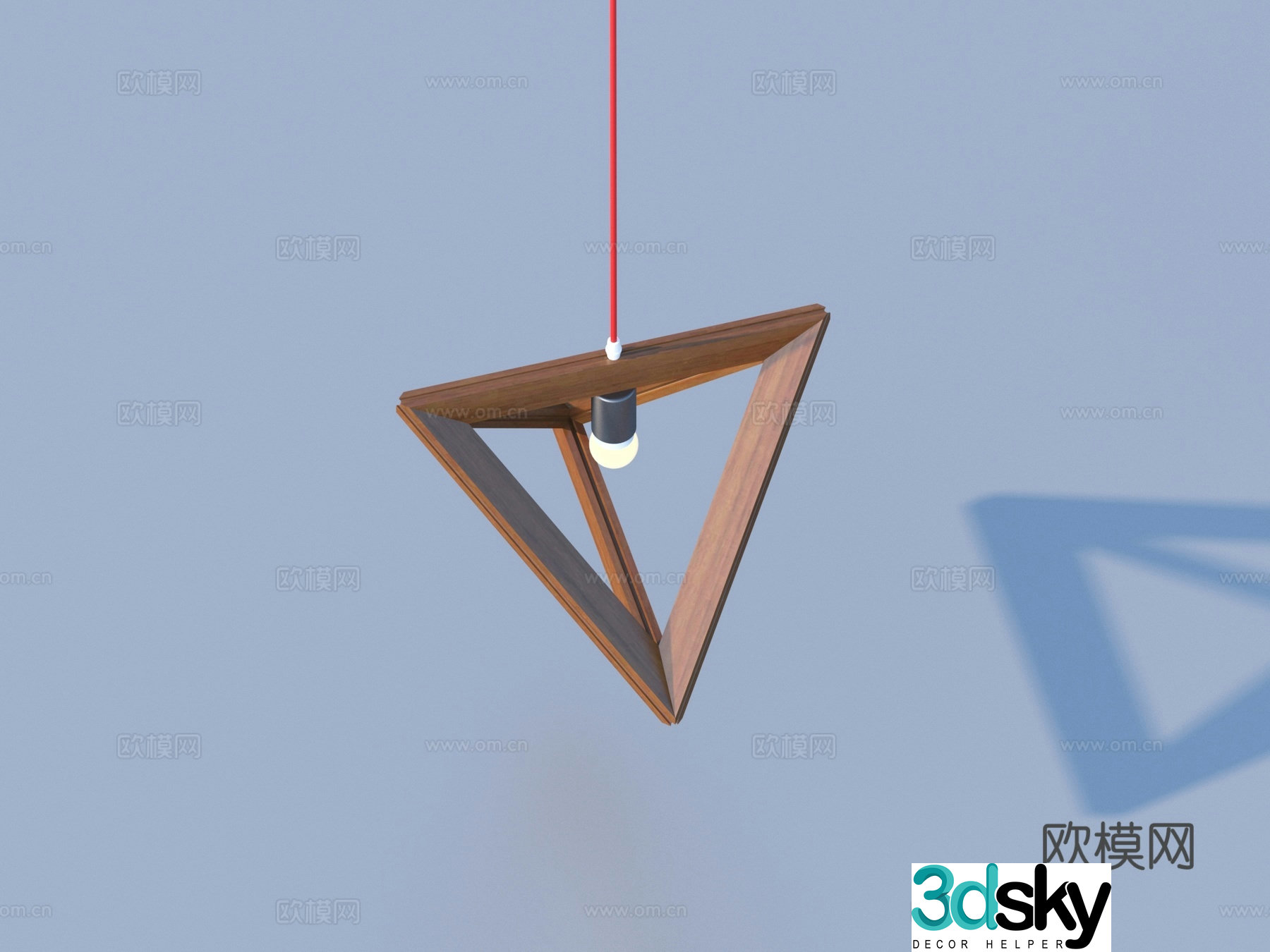 Chandelier Wooden Chandelier 3d Model