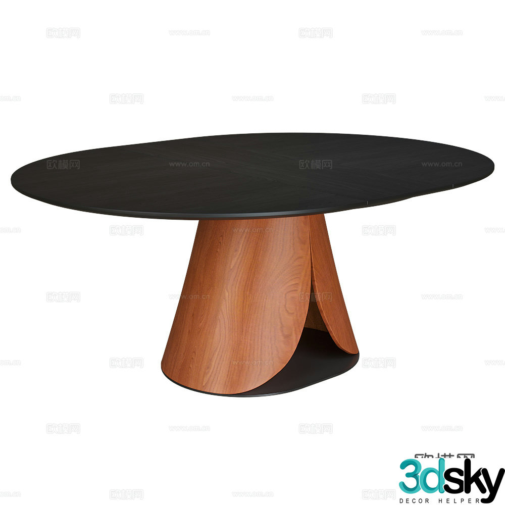 New Chinese dining table 3D model