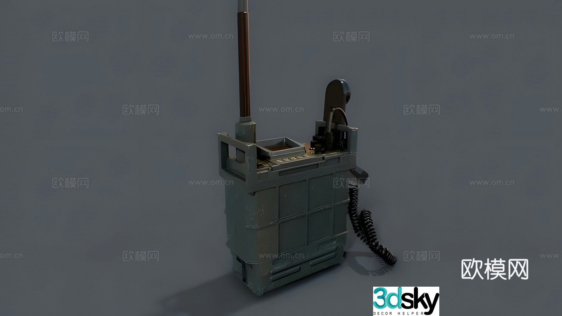 Radio 3D Model
