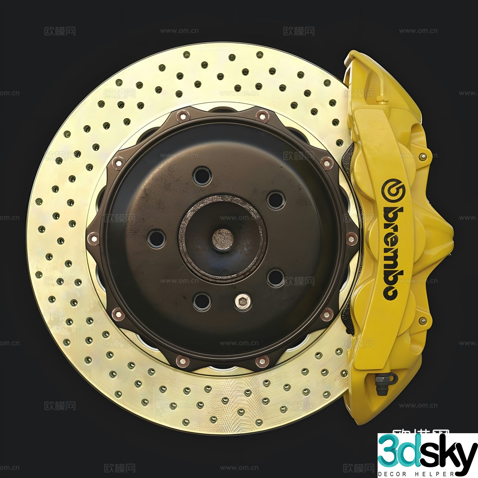 Brake disc 3d model