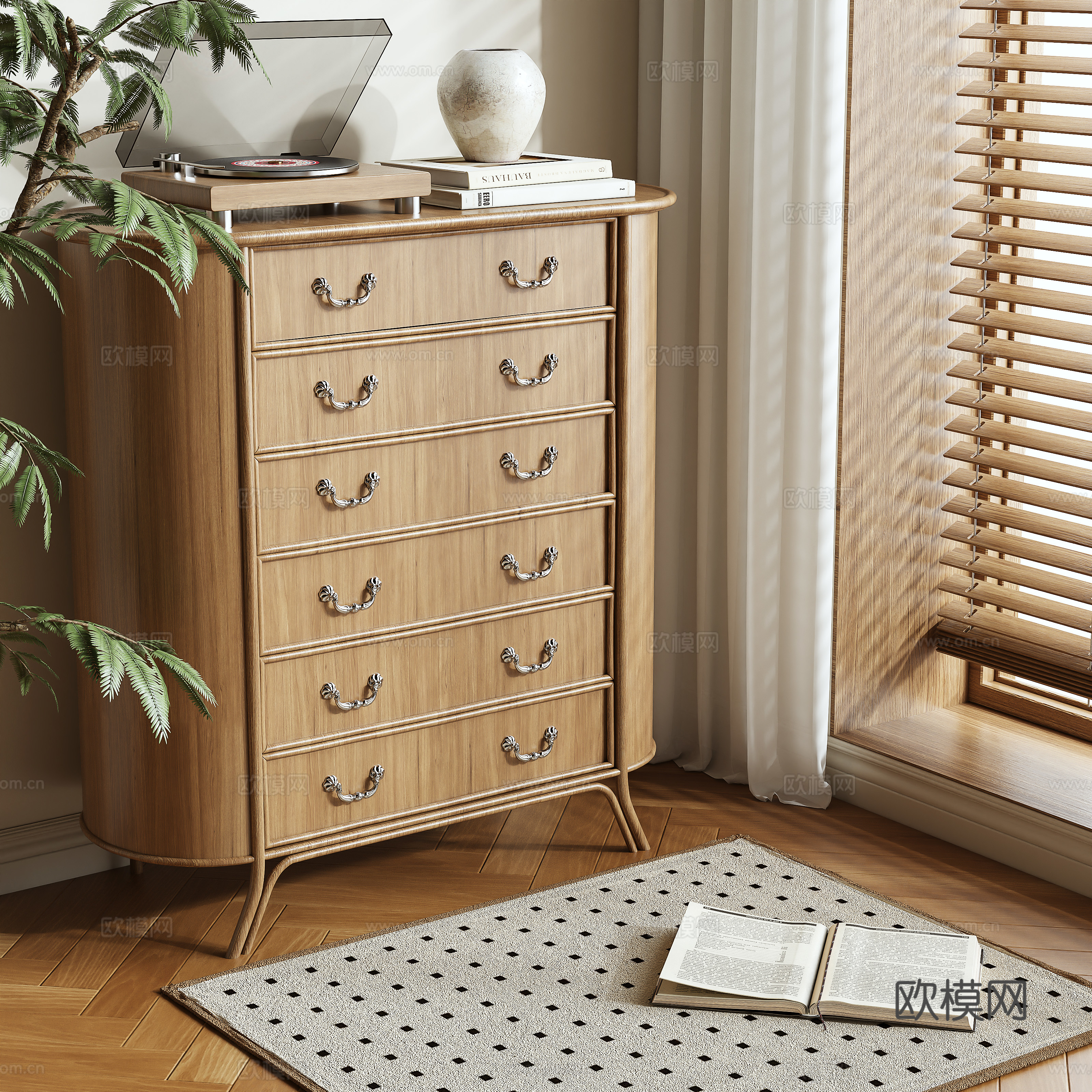 3D model of entrance cabinet
