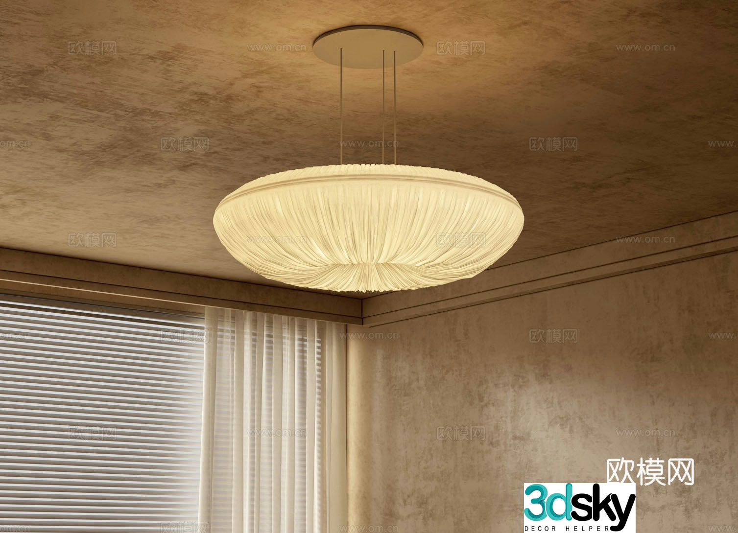 Wasabi Middle Ancient Chandelier Lantern Chandelier Art Chandelier 3D Model