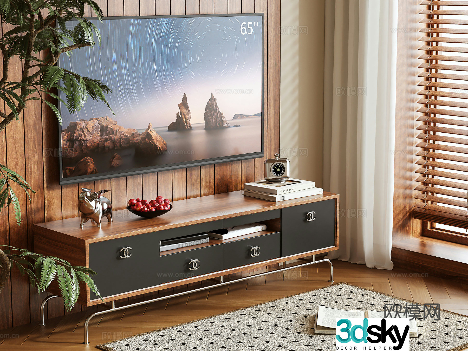 TV cabinet 3d model