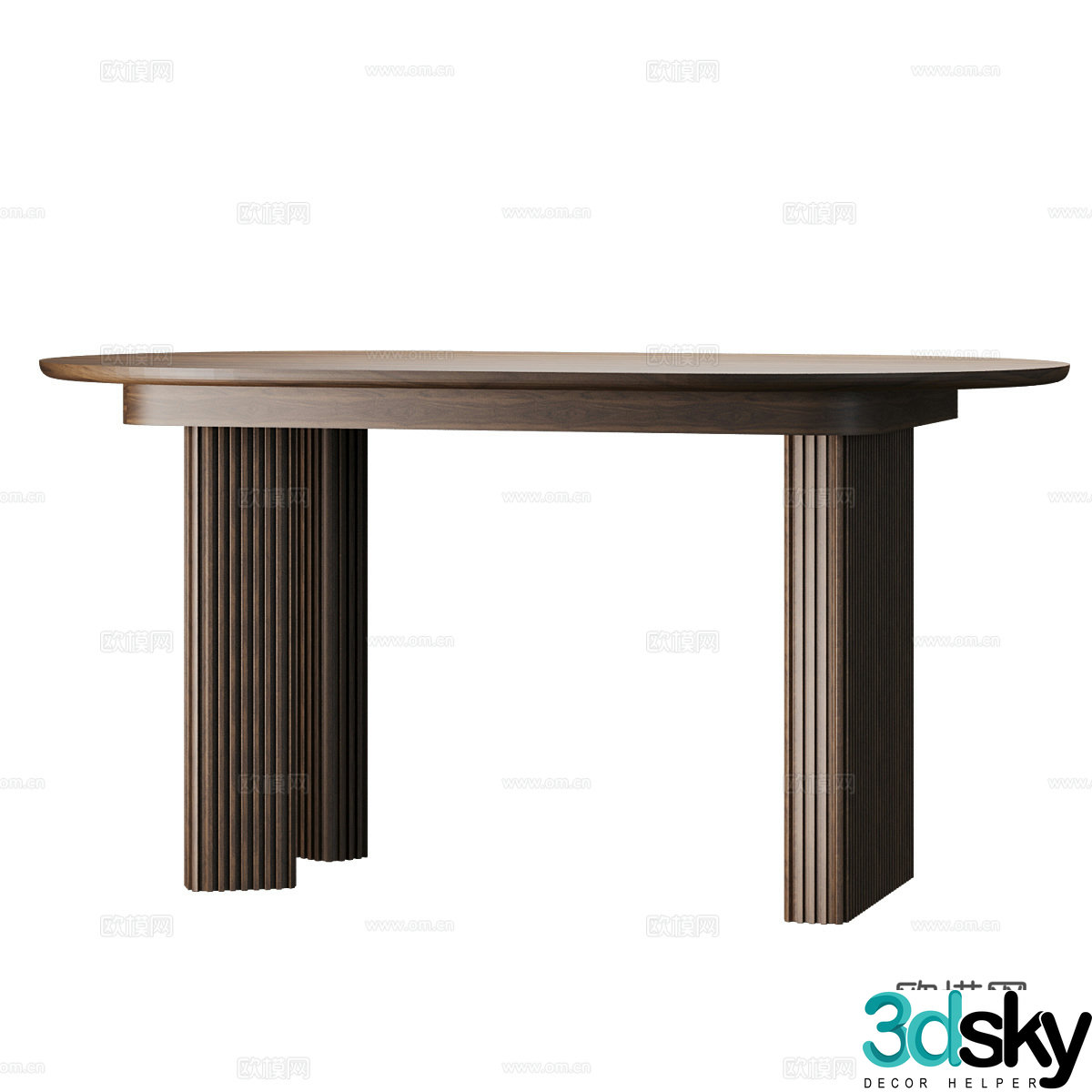 New Chinese tea table dining table 3D model