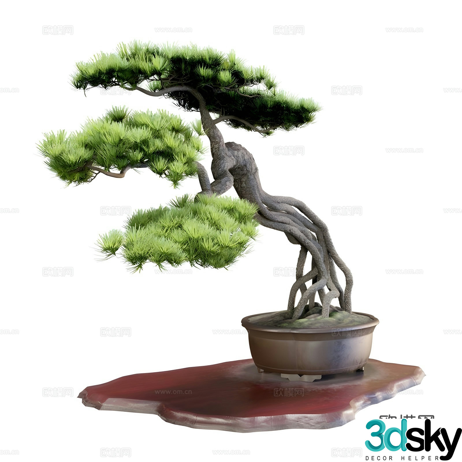 Potted 3D model