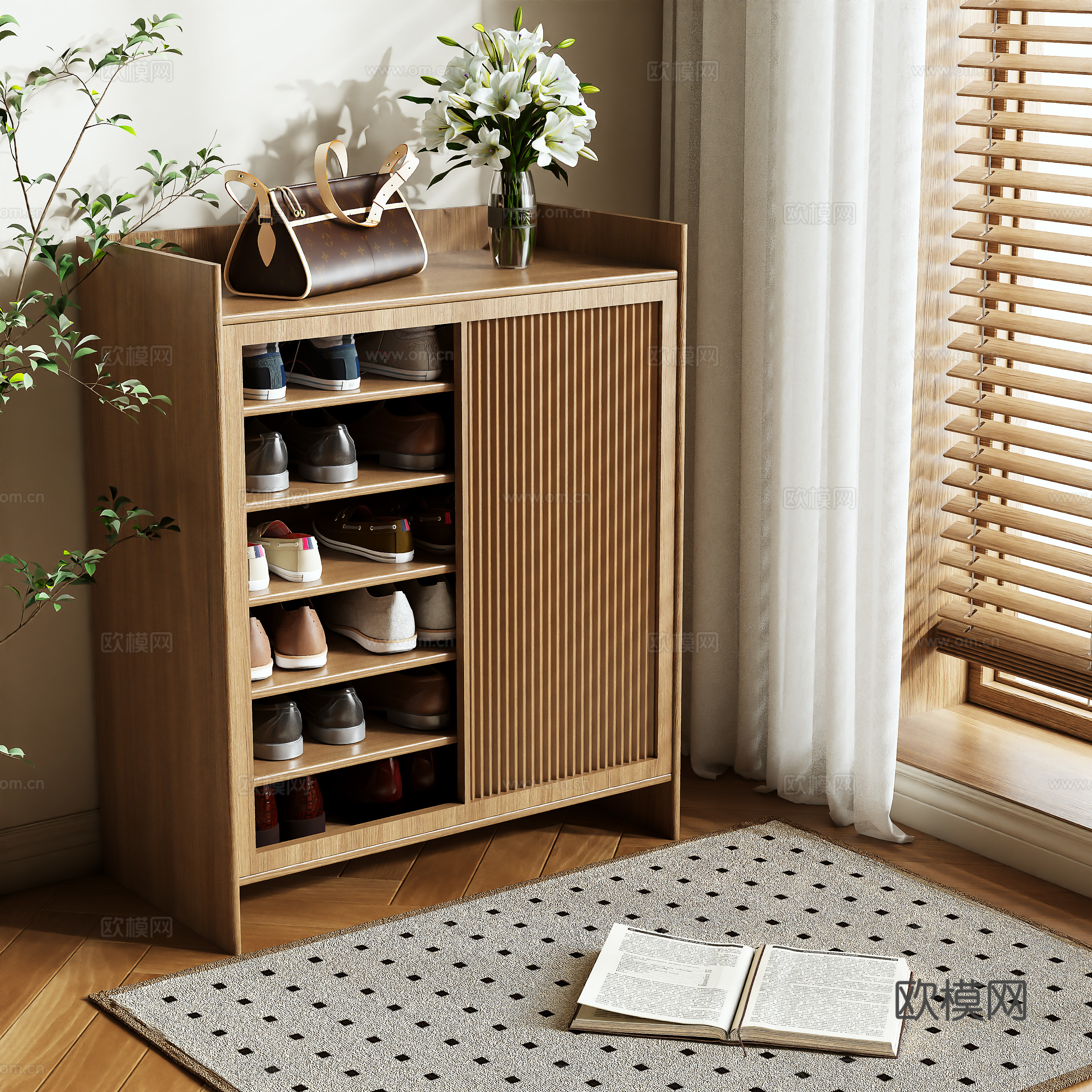 Shoe cabinet 3d model