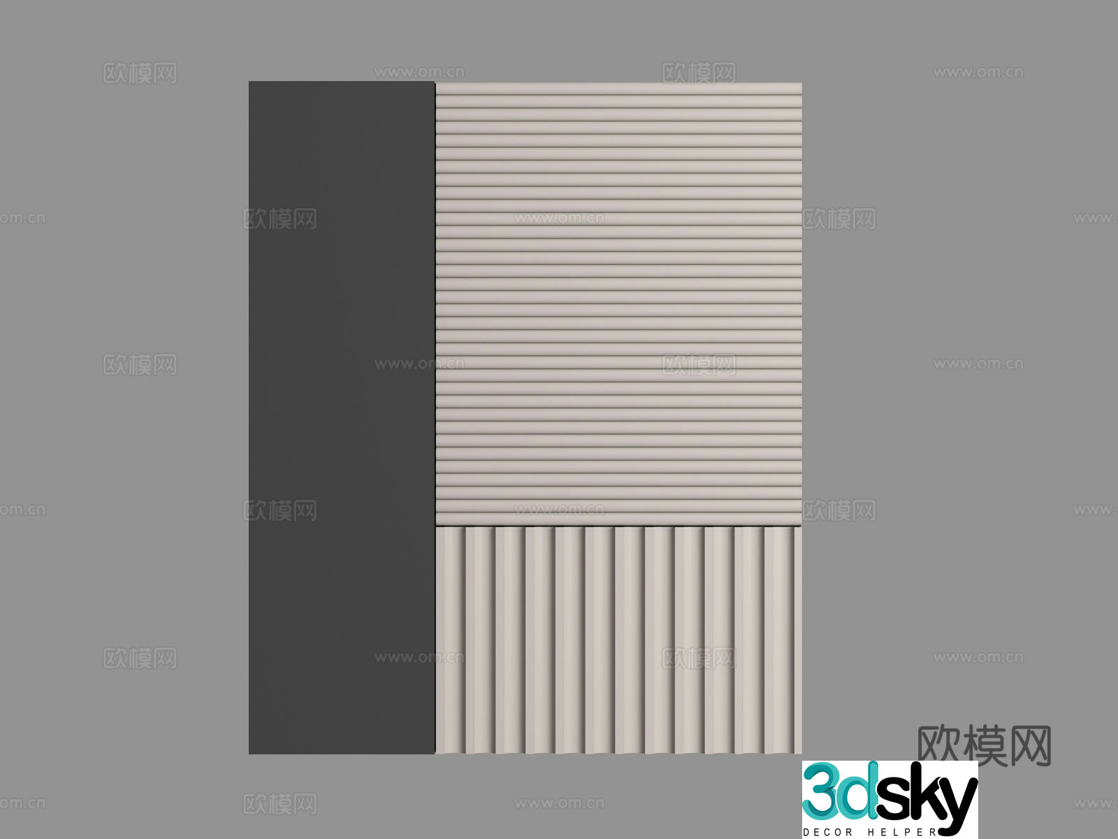 Italian hanging painting 3d model