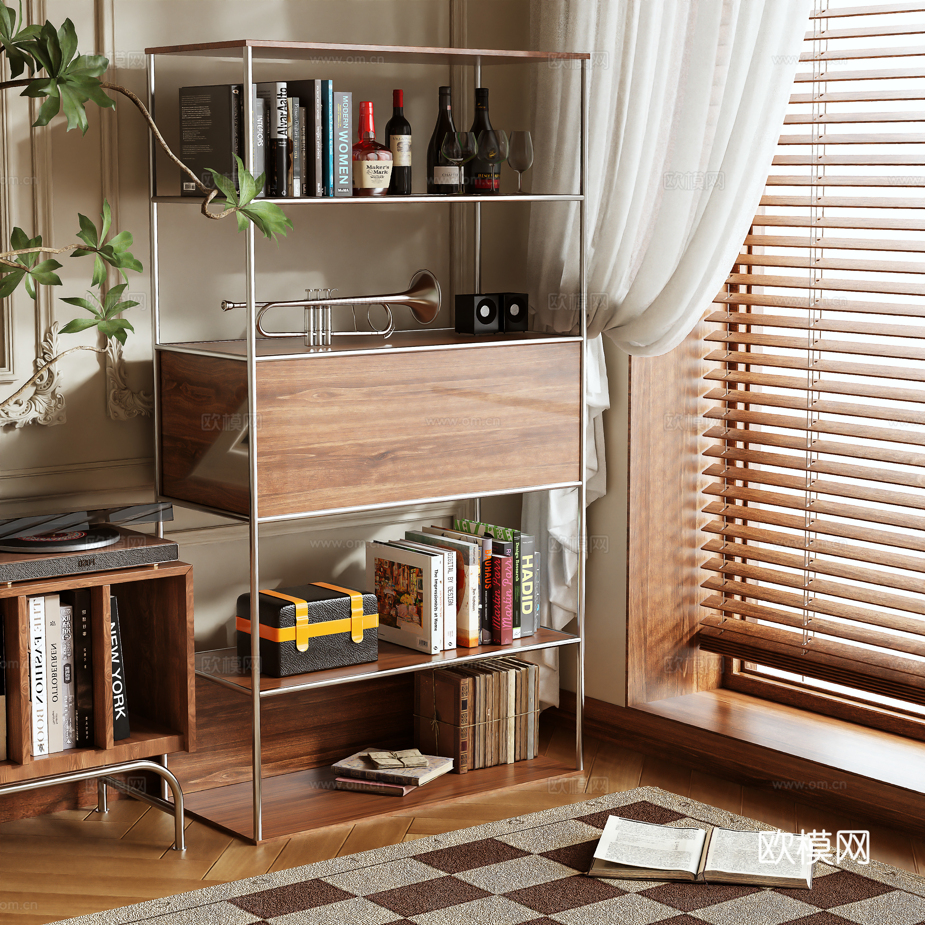 Bookcase 3d model