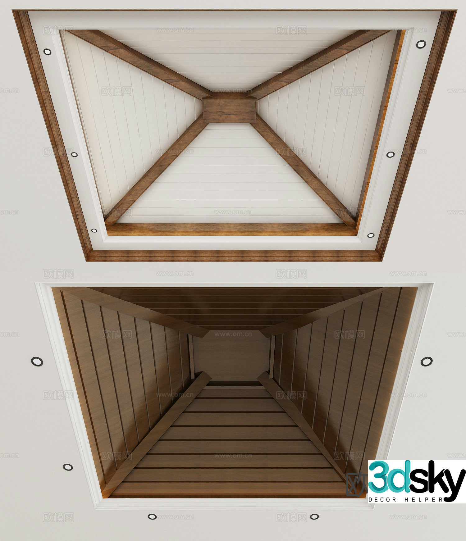American ceiling 3D model