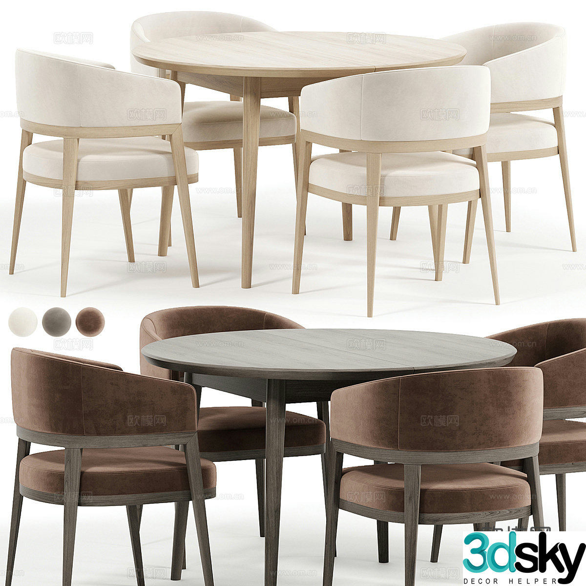 Dining chair 3d model