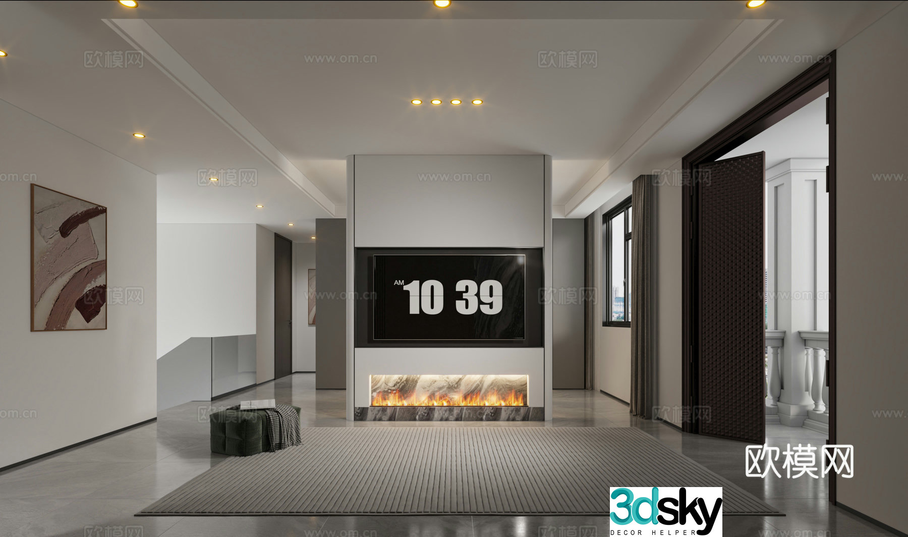 Modern ownerless light Italian 3D model