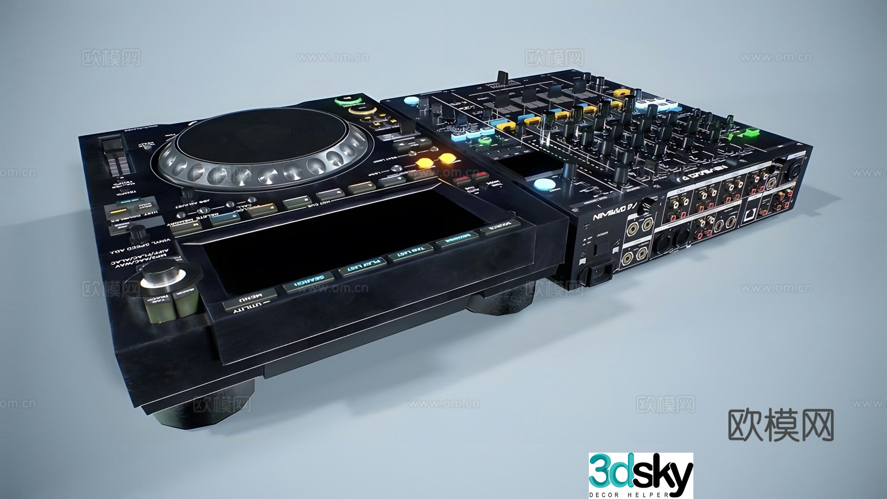 DJ device 3d model