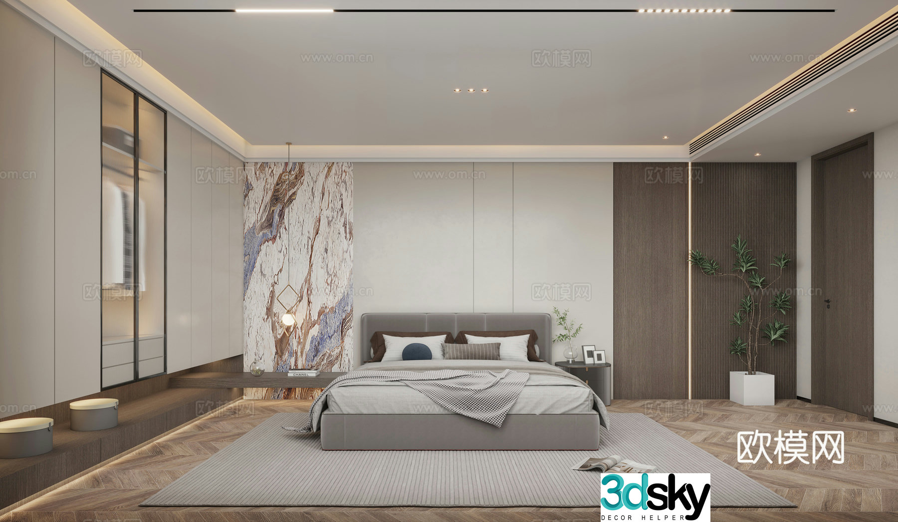 Bedroom Cloakroom 3d model