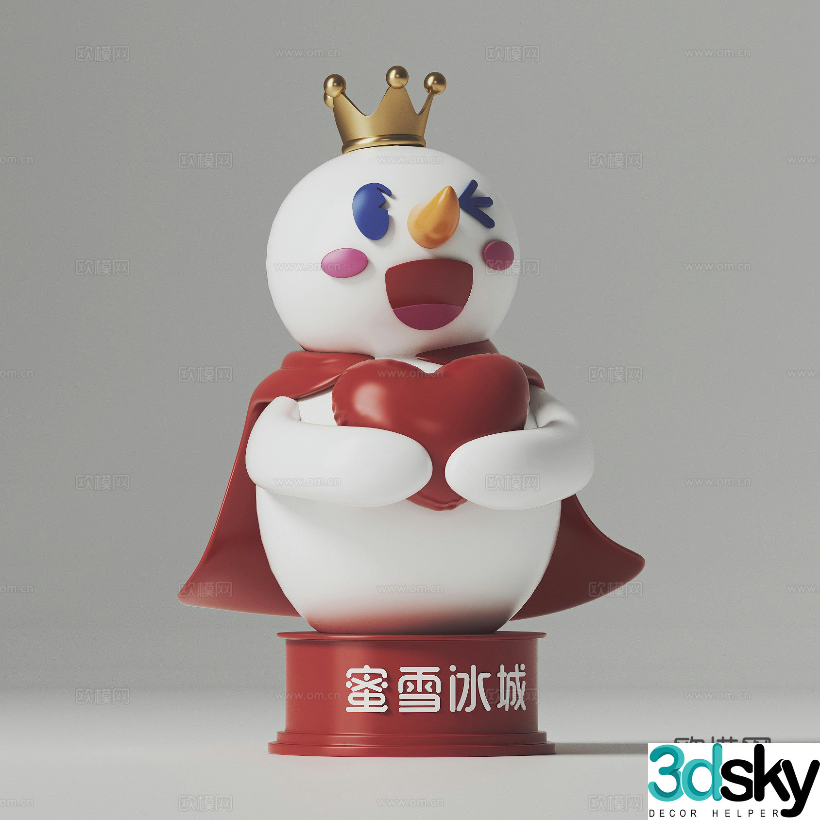 Mixue Ice City 3D Model
