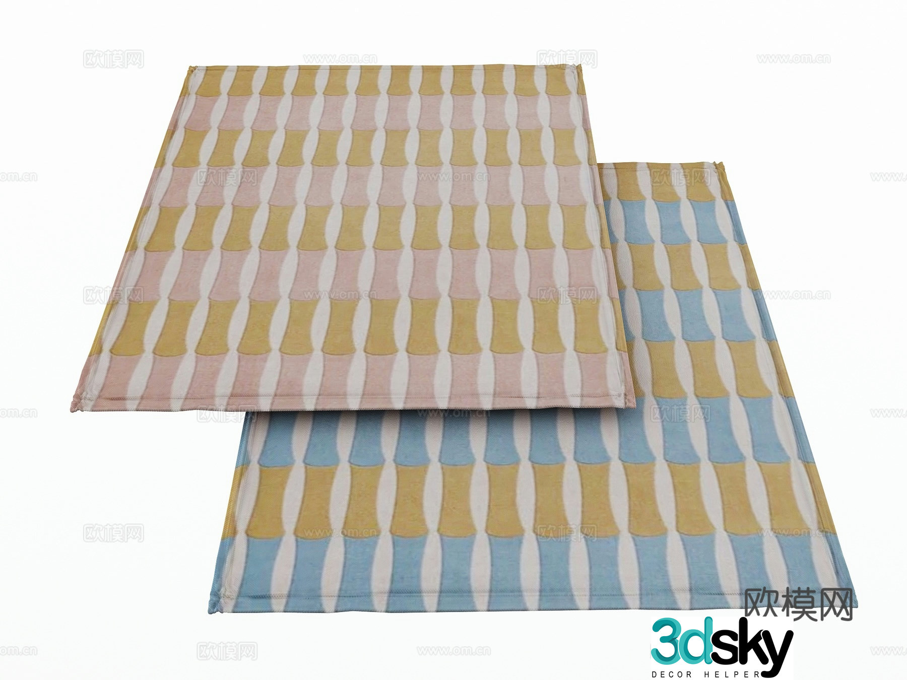 Modern carpet 3d model