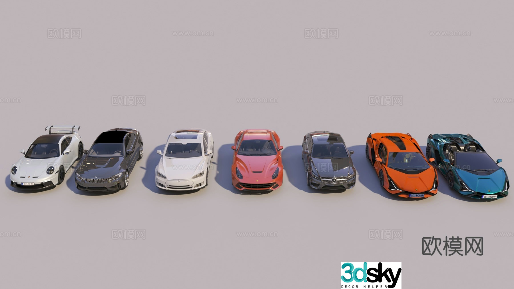 Hyundai car 3d model
