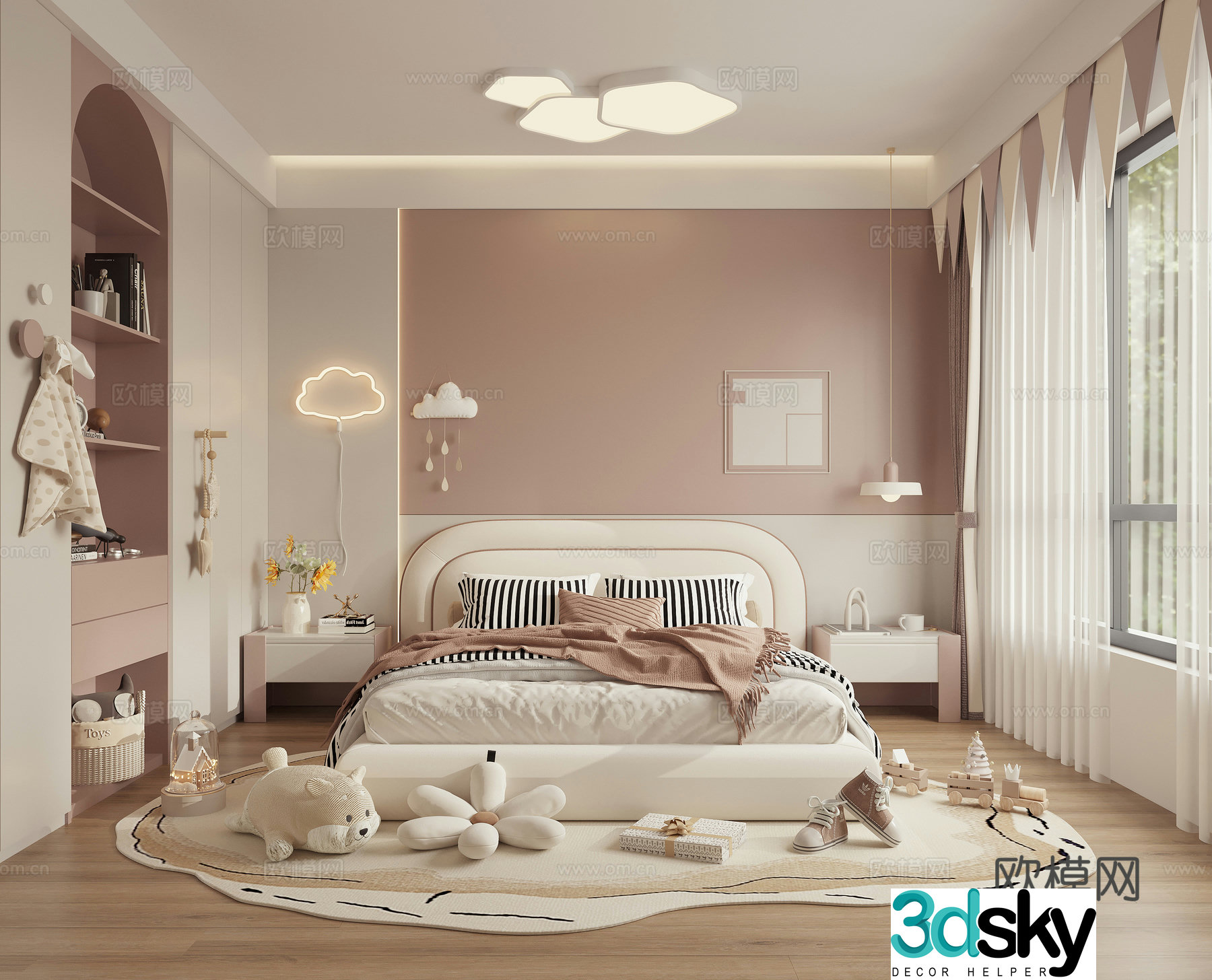 Children’s room daughter’s room 3d model