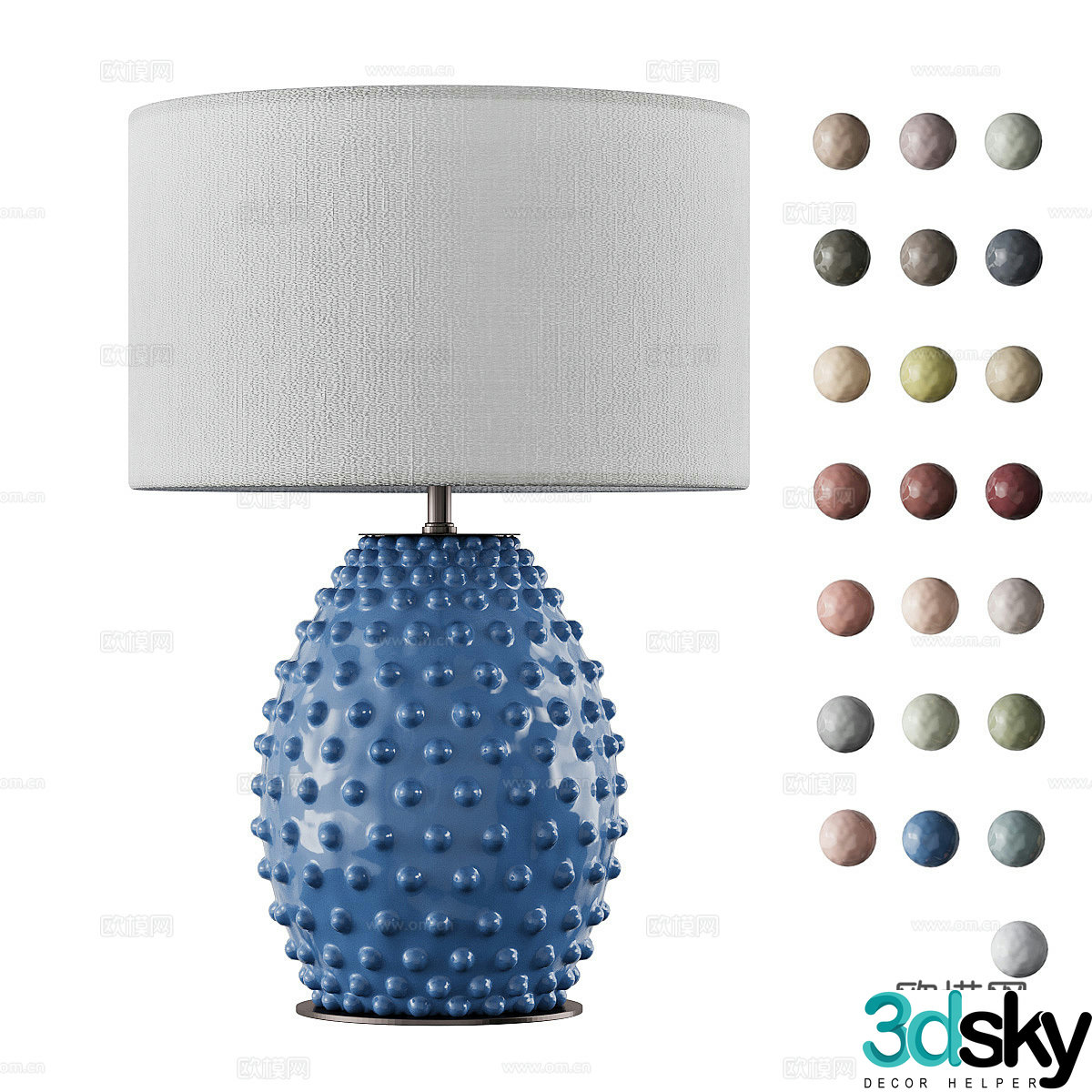 New Chinese desk lamp 3D model