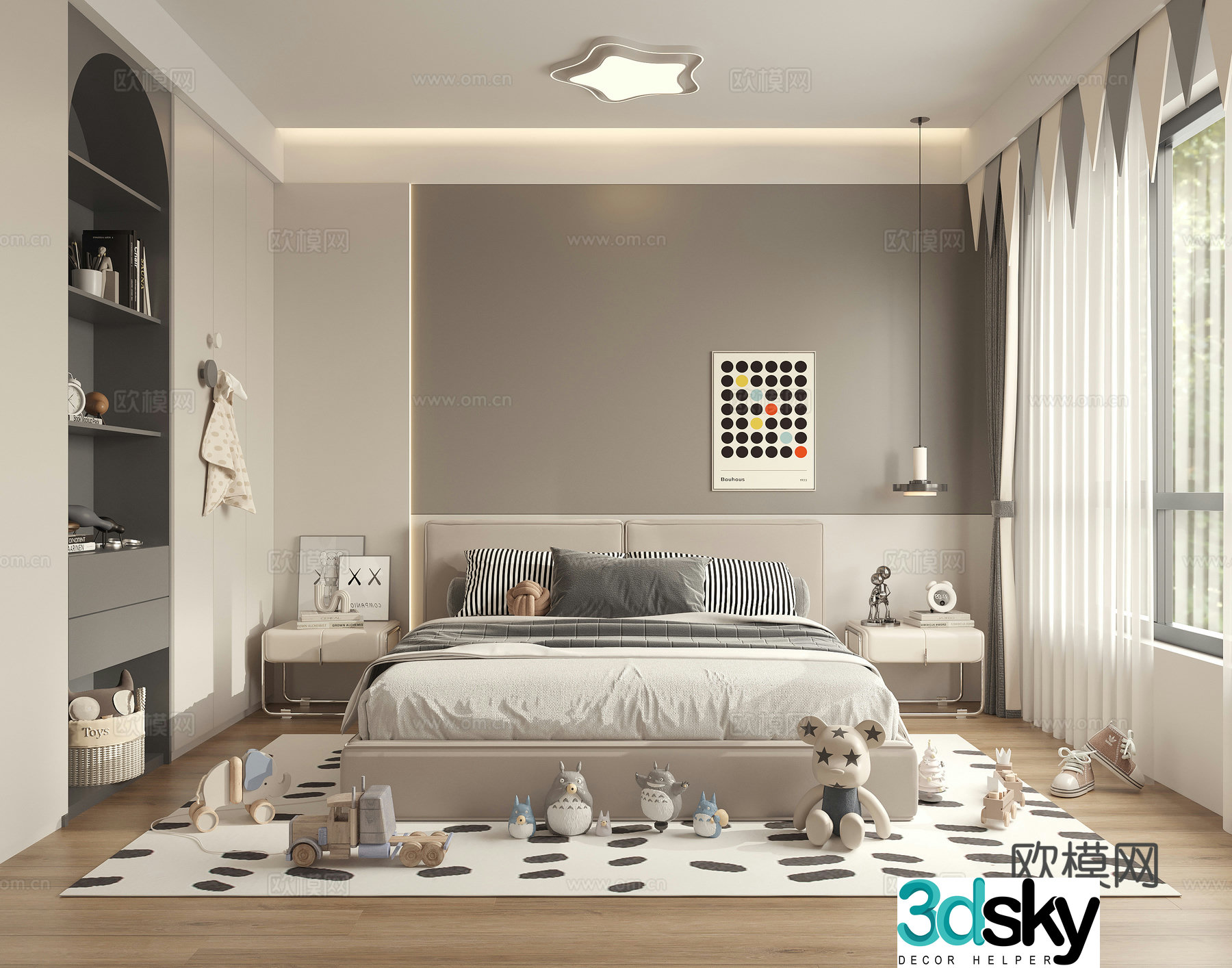 Children’s room boy’s room 3d model
