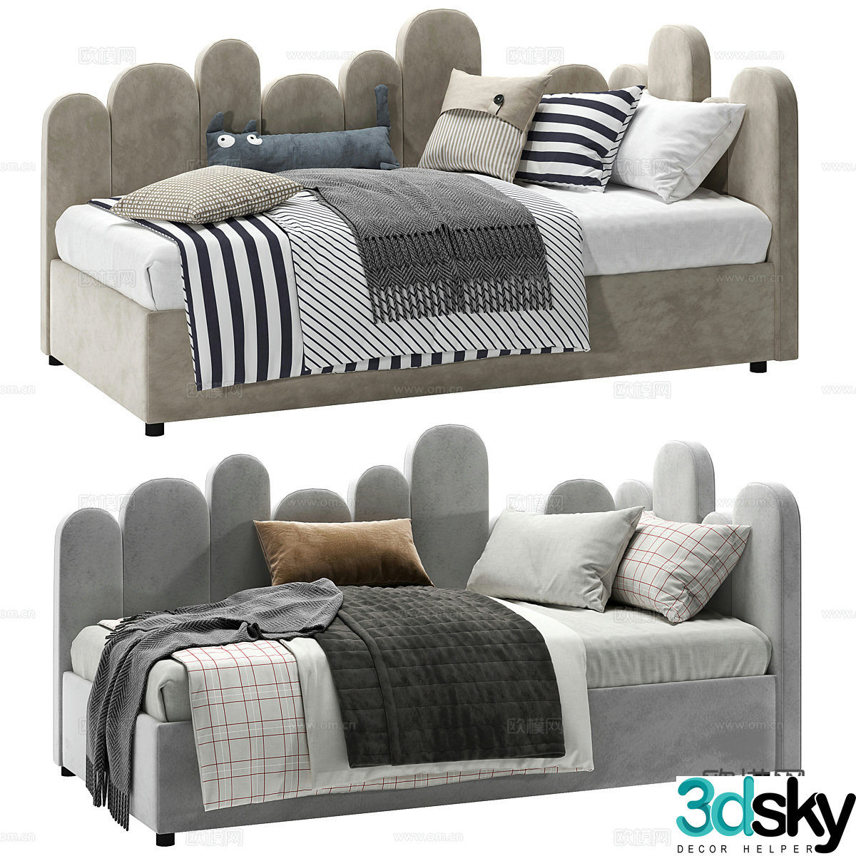 Children’s sofa bed 3d model